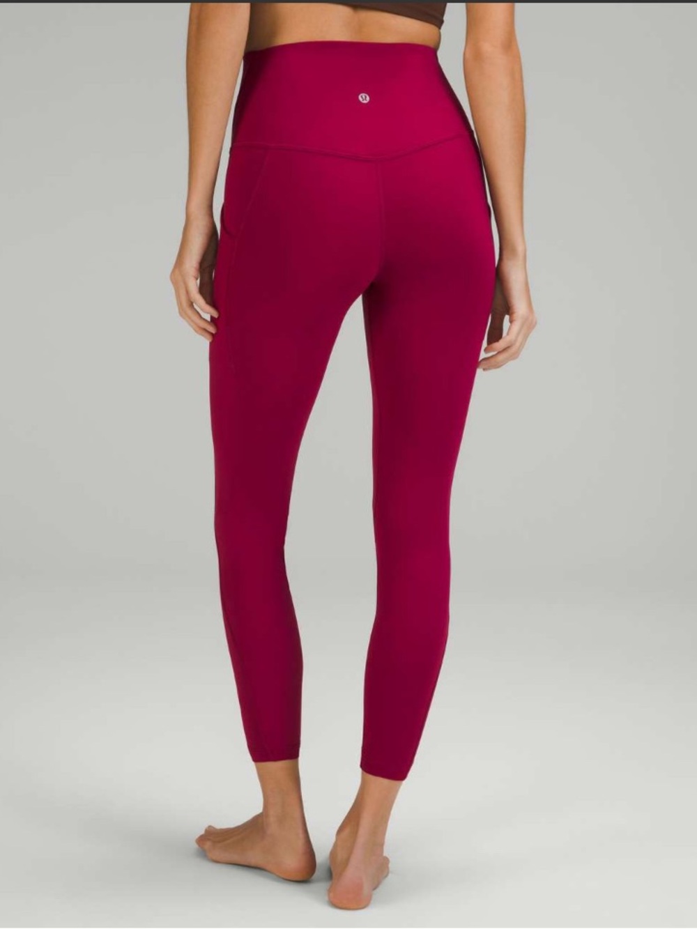 Lululemon Align High-Rise Pant with Pockets 25" Pomegranate size 8
